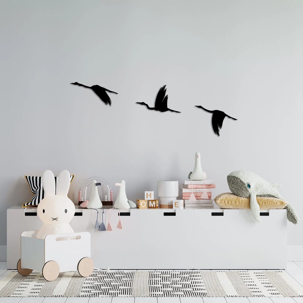 Acessório Decorativo de Parede Migrant Birds – Preto – 11 x 16 cm, 14