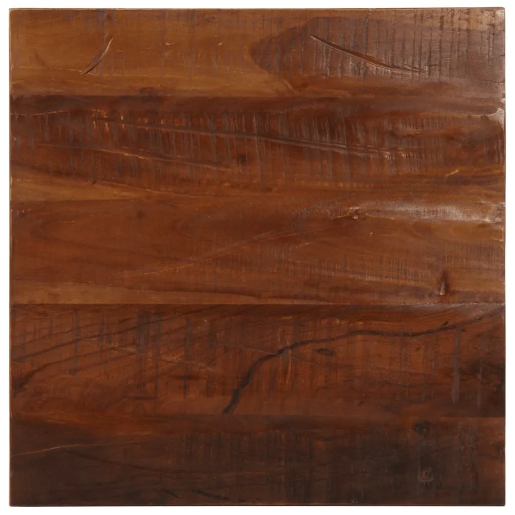 vidaXL Tampo de mesa quadrado 60x60x2,5 cm madeira recuperada maciça