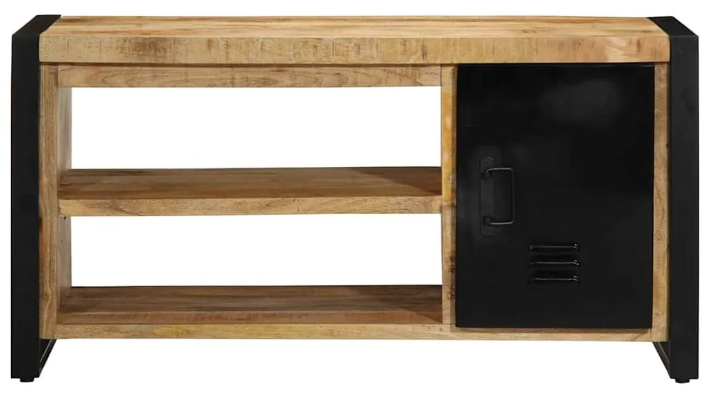 Banco de Sapato 100x40x50 cm Madeira Maciça de Mangueira