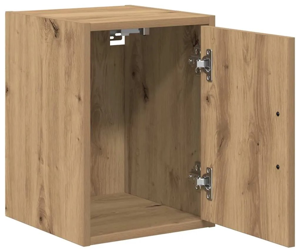 Armários de parede para garagem 2 pcs derivados de madeira