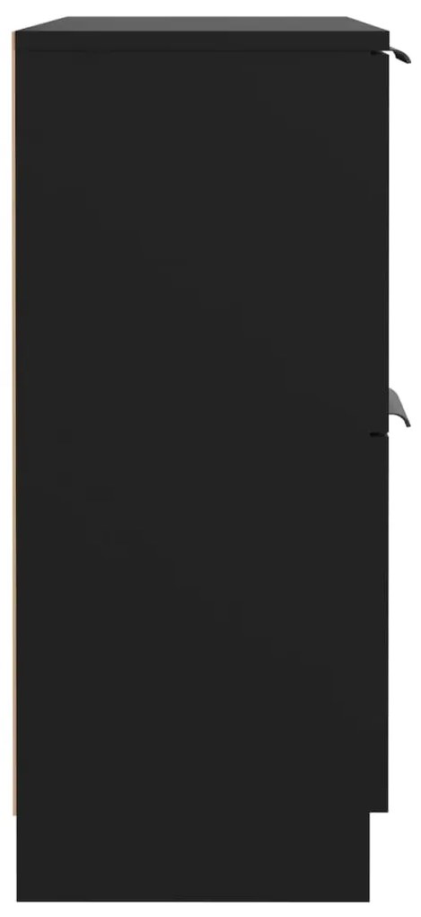 Aparador 60x30x70 cm derivados de madeira preto