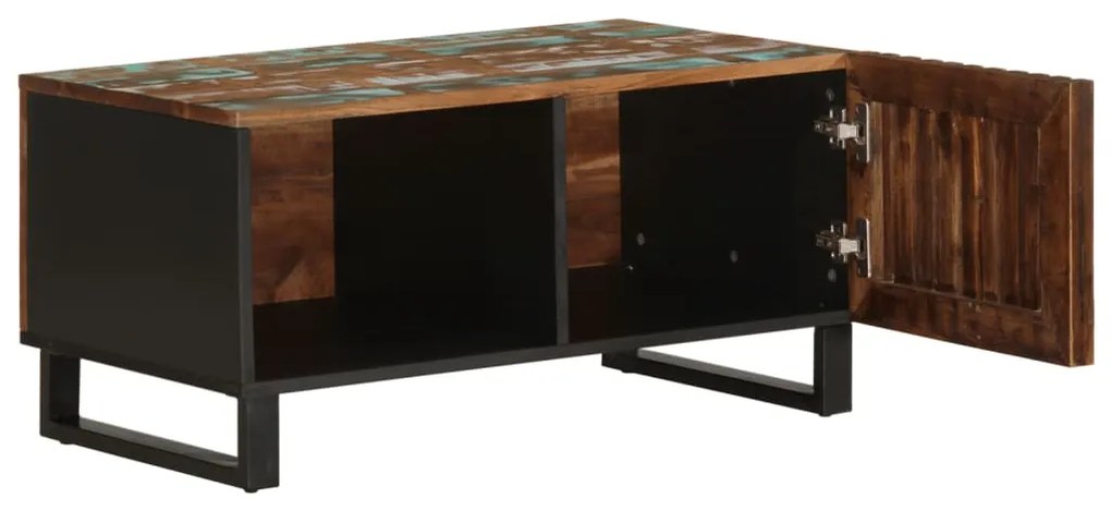 Mesa de centro 80x51x40 cm madeira de acácia maciça