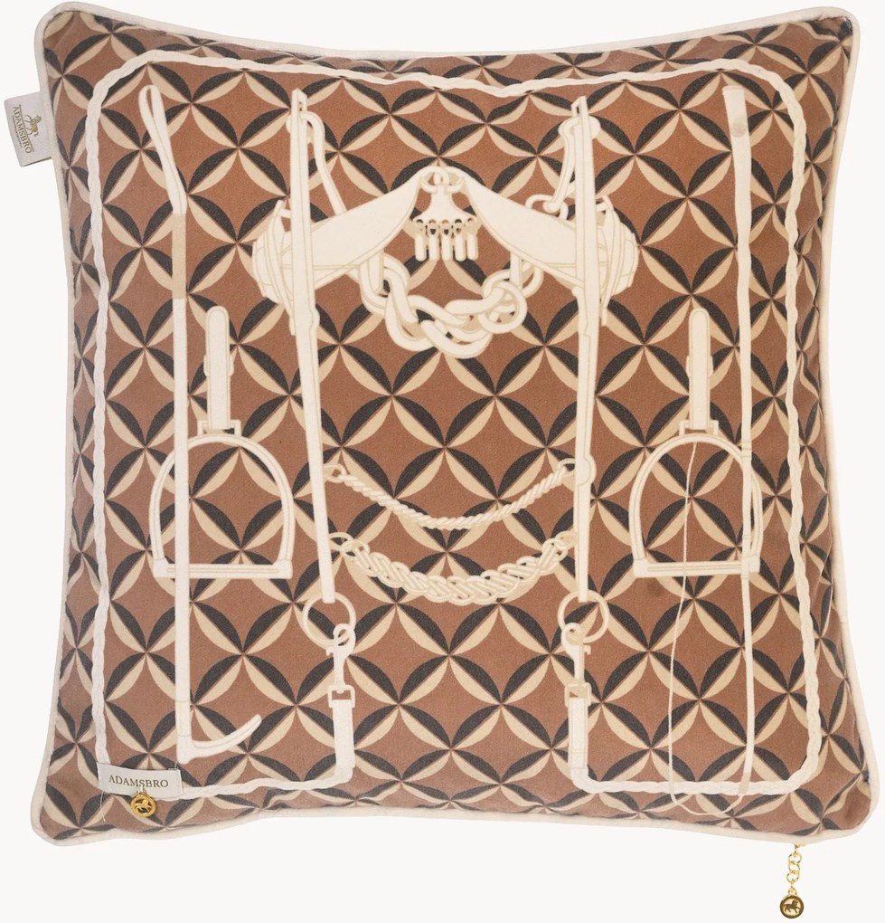 Almofada em veludo Heritage Stirrup