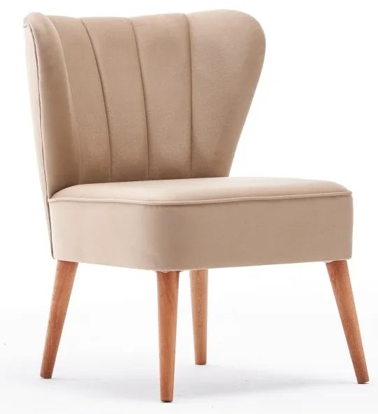 Cadeirão Wing Layla – Creme – 65x80x65 cm