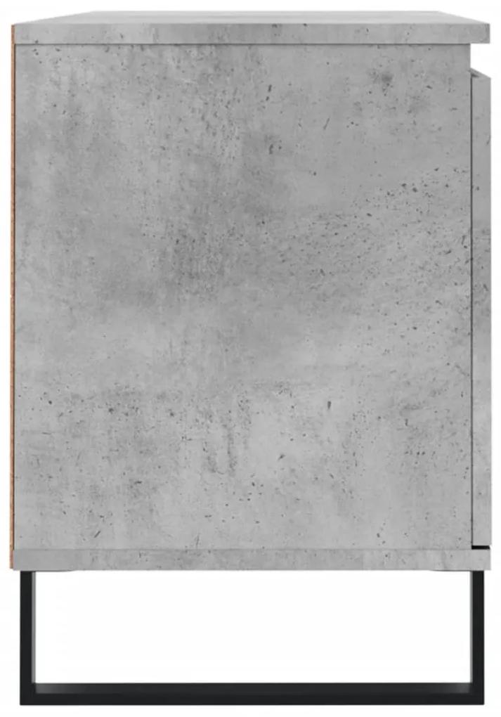 Móvel de TV 104x35x50 cm derivados de madeira cinzento cimento
