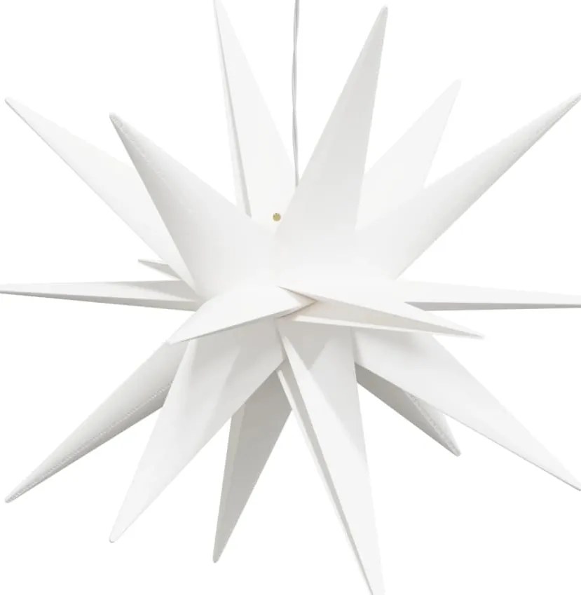 Luzes de Natal com LEDs 3 pcs dobrável branco