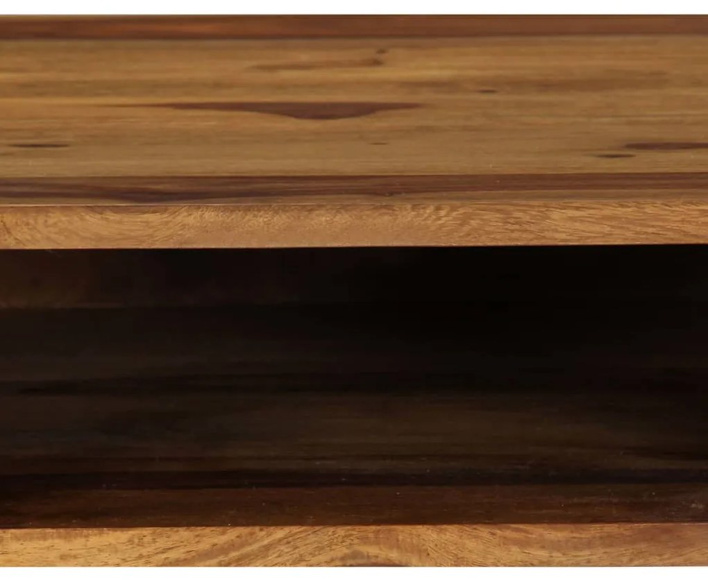 Secretária em madeira de sheesham maciça 110x55x76 cm