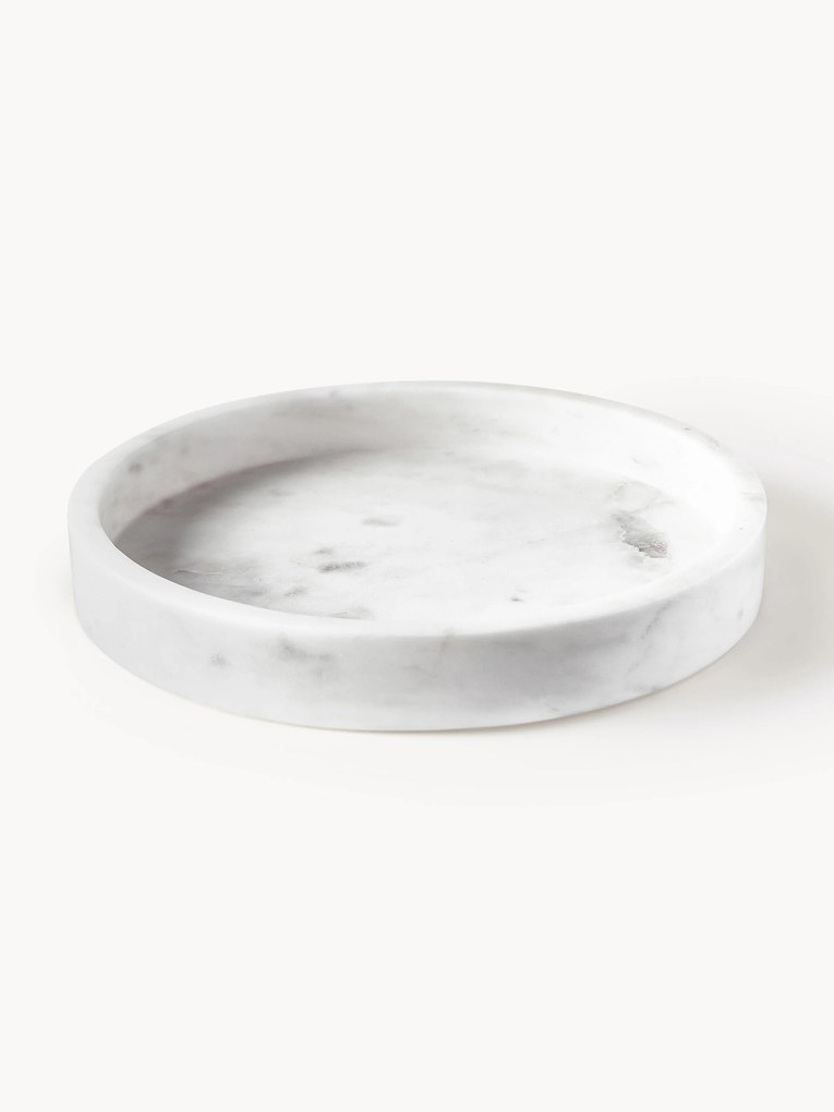 Tabuleiro decorativo em mármore Venice, Ø 25 cm