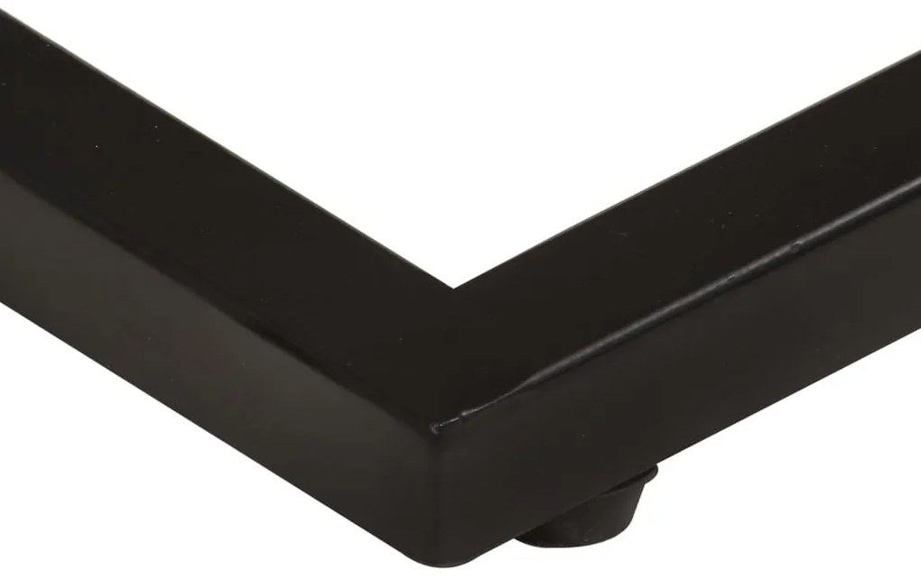 Mesas de apoio 2 pcs 31,5x24,5x64,5 cm madeira de acácia