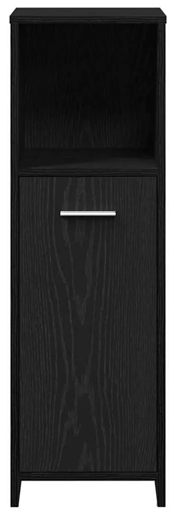 Conjunto de Móveis de Casa de Banho vidaXL 4 Peças Carvalho Preto Made