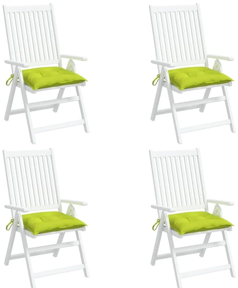 Almofadões de cadeira 6 pcs tecido oxford verde brilhante