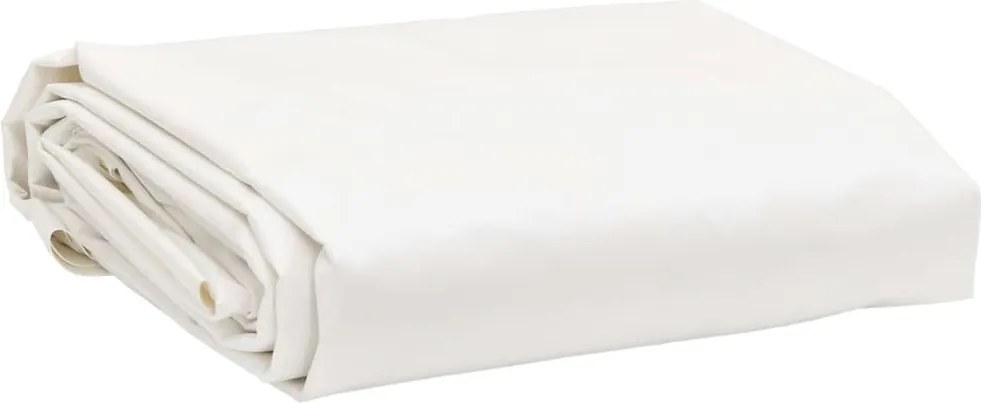 vidaXL Lona Ø 3 m 650 g/m² branco