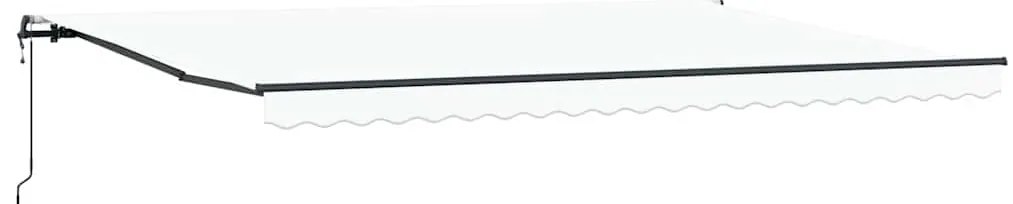 Toldo Retrátil Automático Branco 500x350 cm