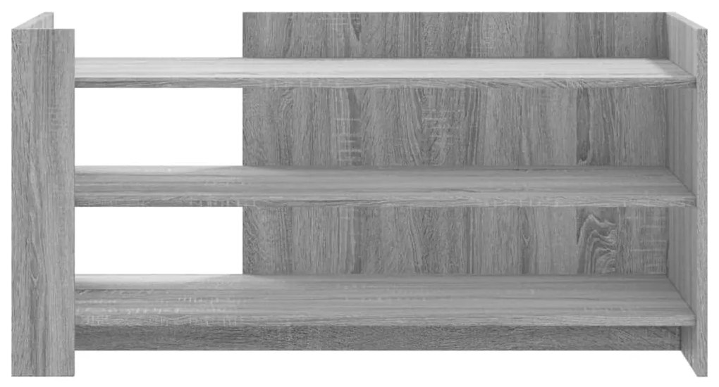 Mesa de centro 100x50x50cm derivados de madeira cinzento sonoma