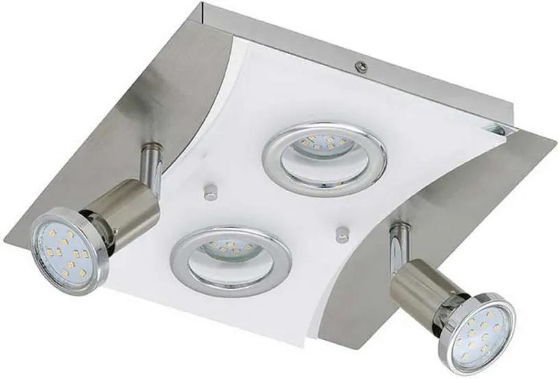 Briloner 3582-042 - Iluminação de teto LED RIPOSO 2xLED/5W/230V + 2xGU10/3W