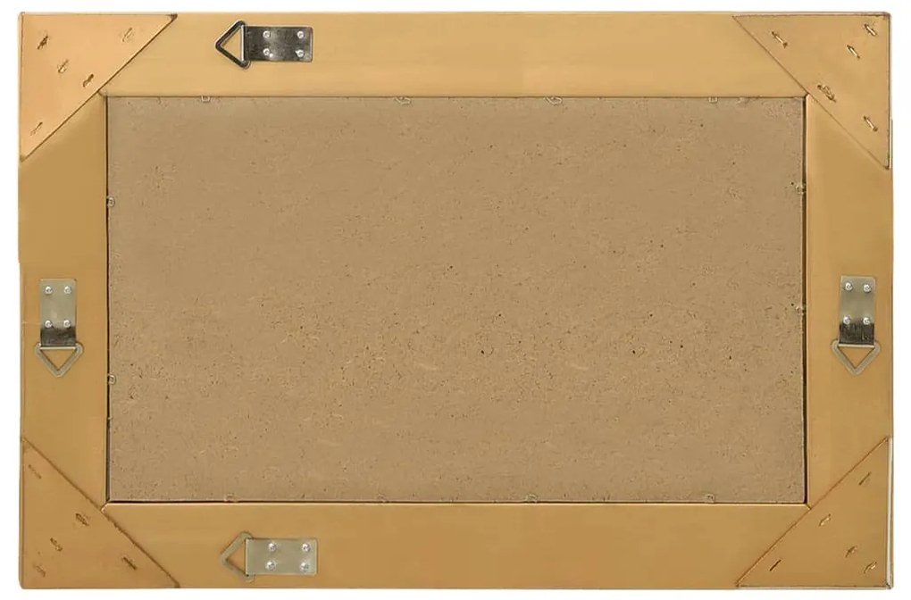Espelho de parede estilo barroco 60x40 cm dourado