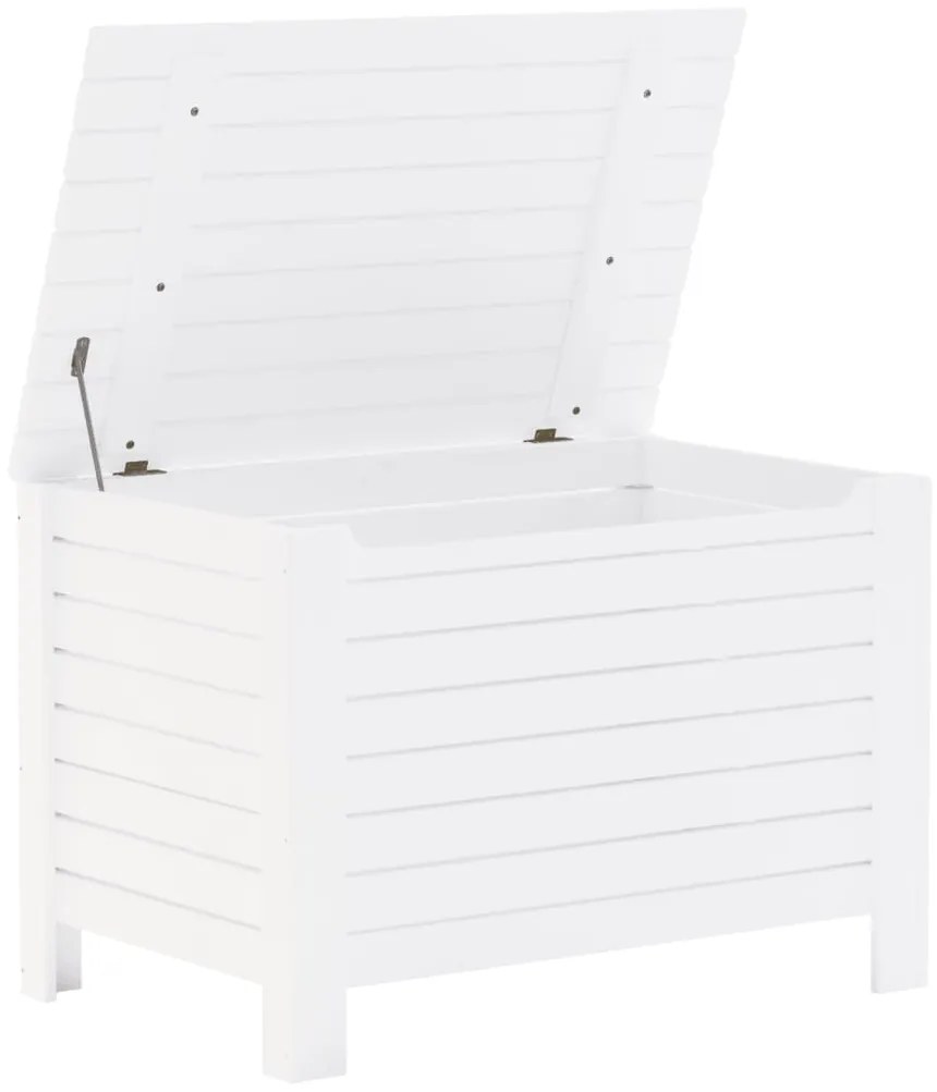Caixa arrumação c/ tampa RANA 100x49x54 cm pinho maciço branco