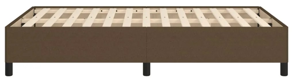 Estrutura de cama sem colchão 120x190cm castanho escuro