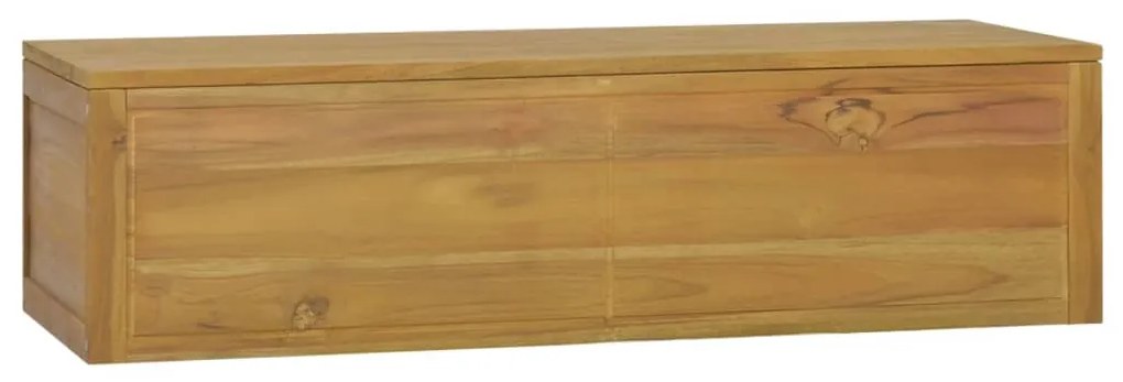 338228 vidaXL Armário de parede p/ casa de banho 110x45x30 cm teca maciça
