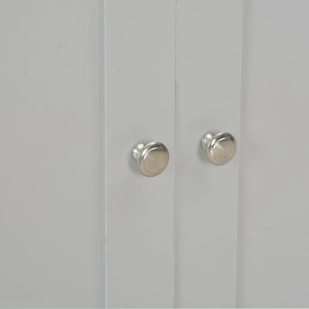 Aparador 112x35x81 cm cinzento