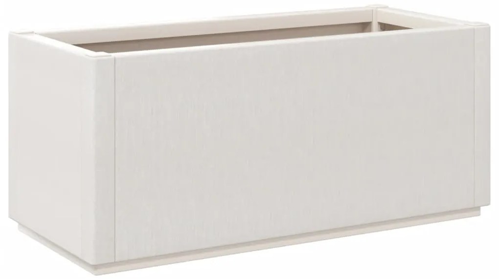 Vaso/floreira 80x36x35 cm PP branco