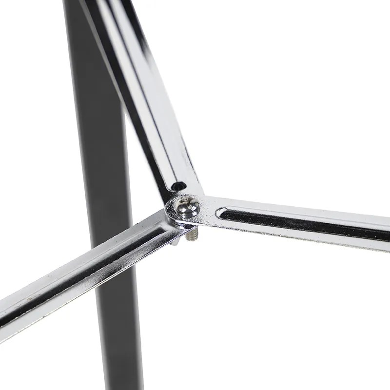 Candeeiro de pé preto sem abajur - Tripod