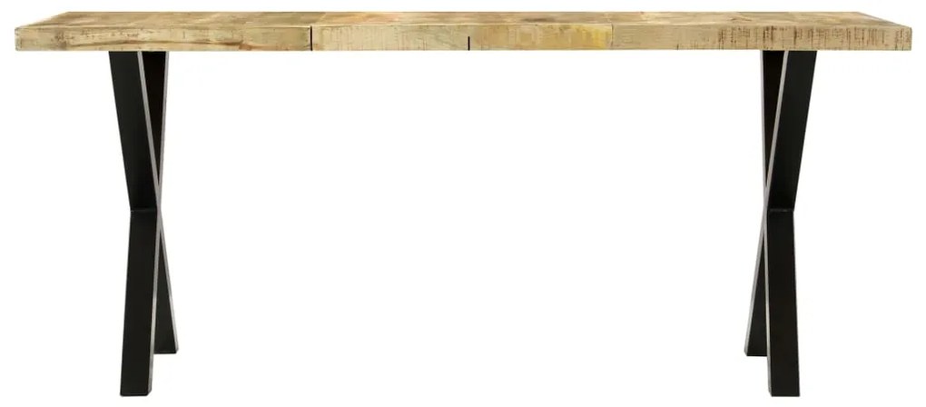 Mesa de jantar 180x90x76 cm madeira de mangueira maciça