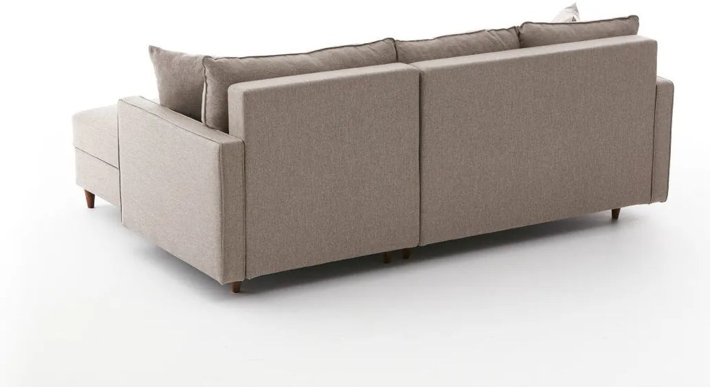 Sofá de Canto Eva – Creme – 210 x 82 x 195 cm