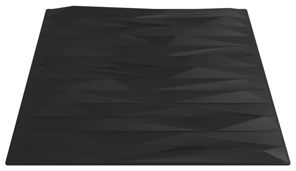 Painéis de parede 12 pcs 50x50 cm 3m² XPS pedra preto