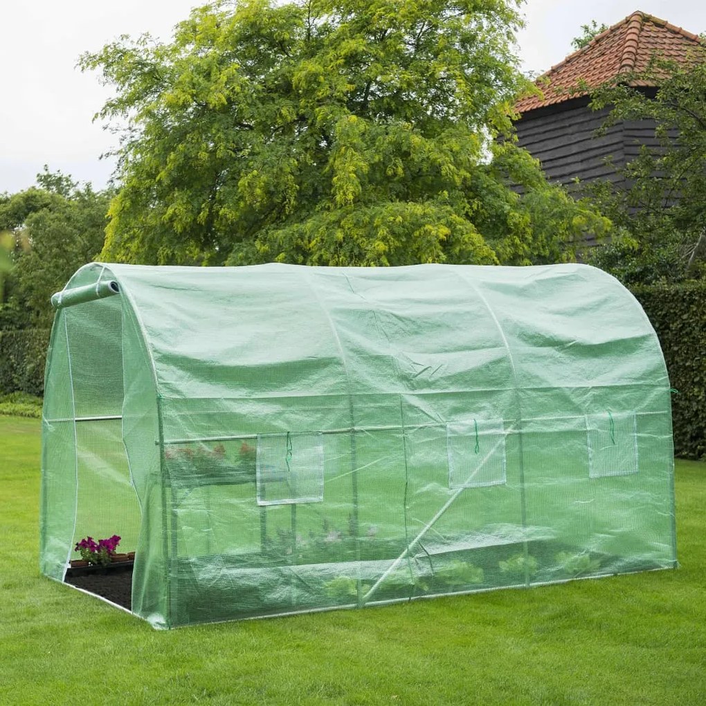 Estufa 3,5x2x2 m verde