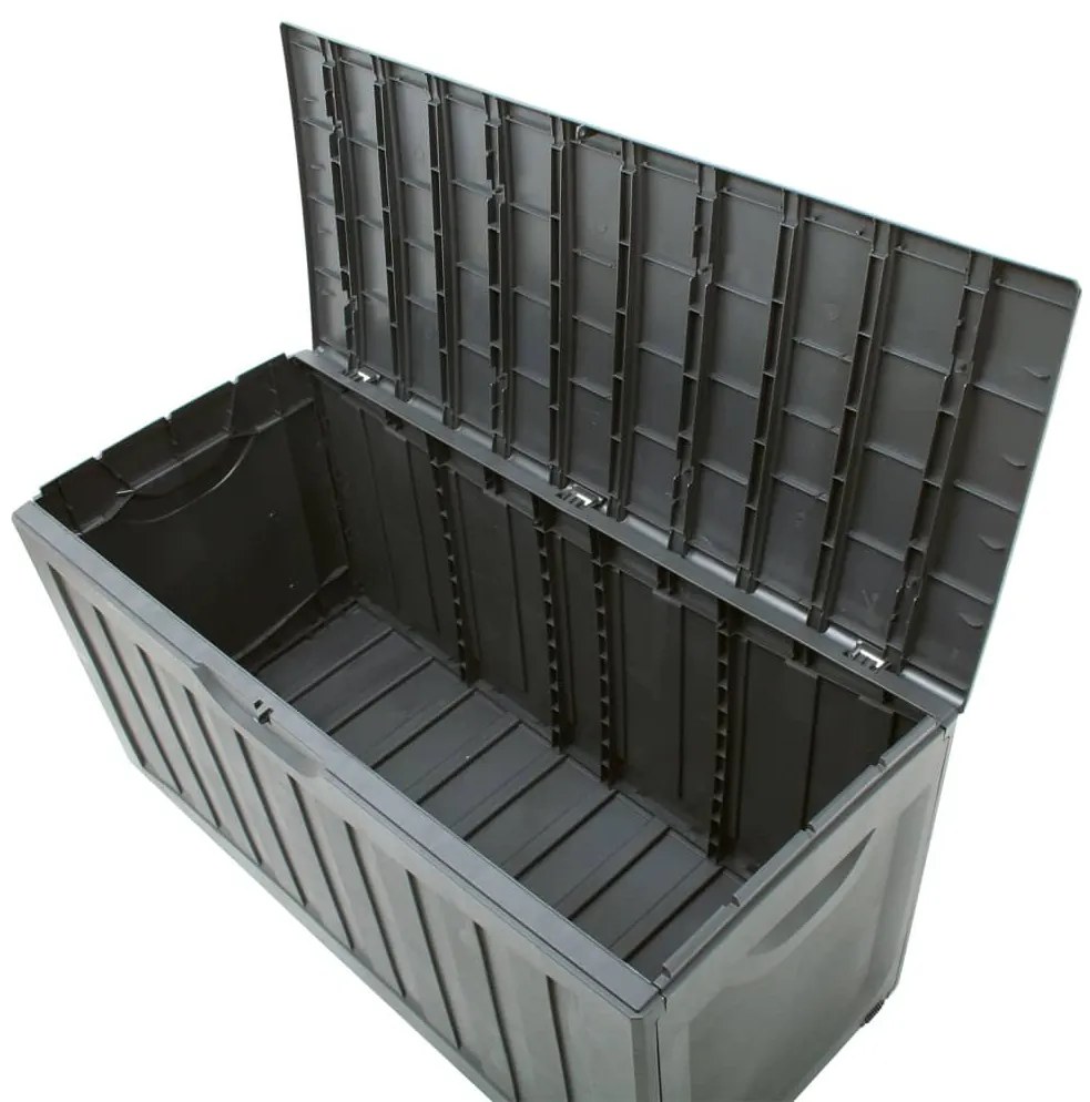 Caixa de arrumação 118x53x57 cm polipropileno preto