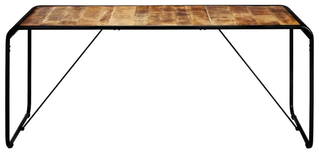 Mesa de jantar 180x90x76 cm madeira de mangueira maciça áspera