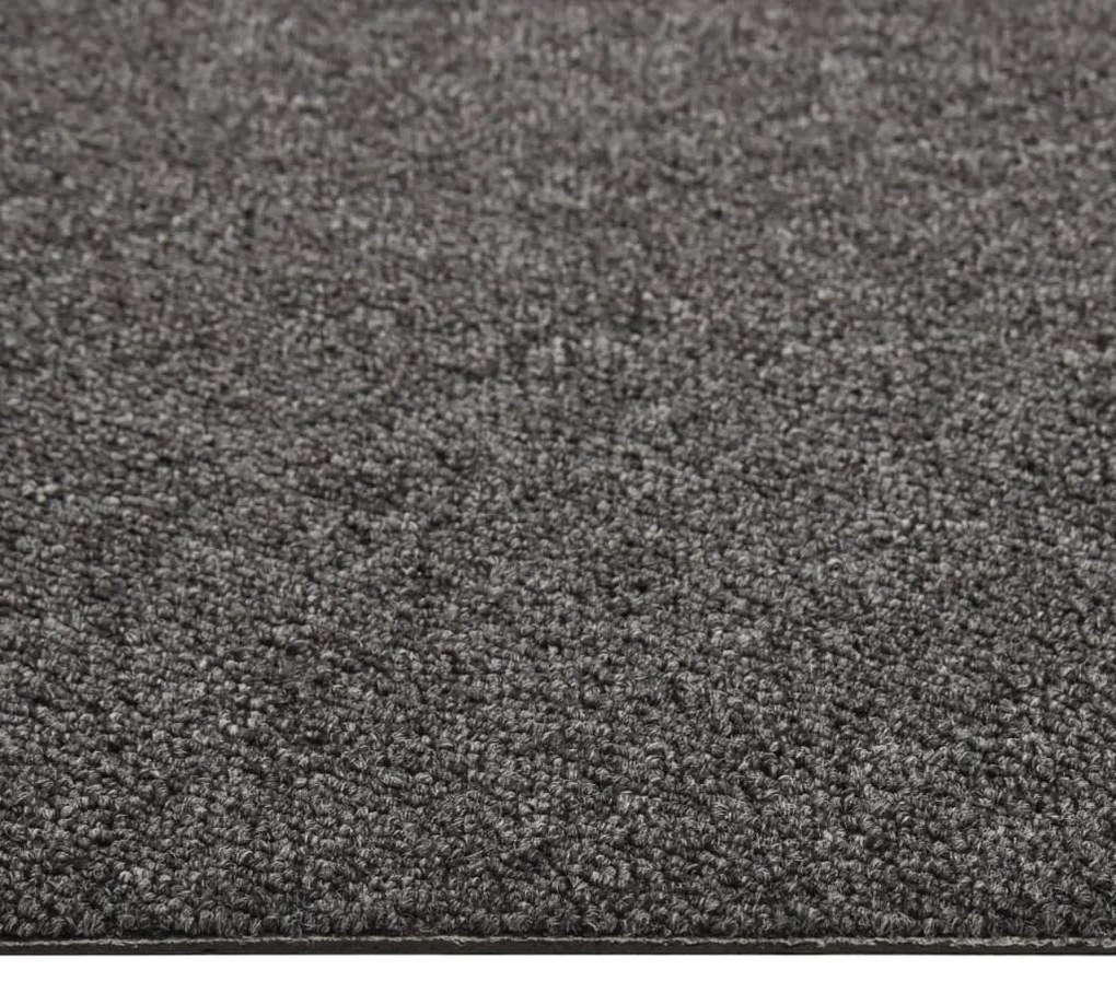 Ladrilhos carpete para pisos 20 pcs 5 m² 50x50 cm antracite