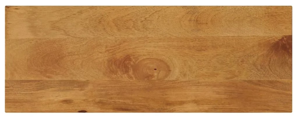 vidaXL Tampo de mesa retangular 80x30x3,8 cm mangueira maciça