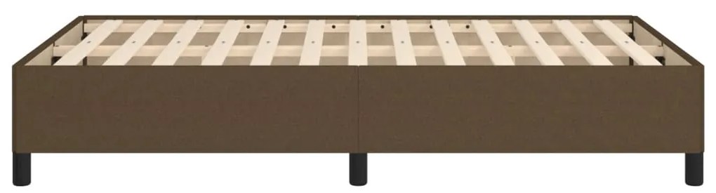 Estrutura de cama sem colchão 120x190cm castanho escuro