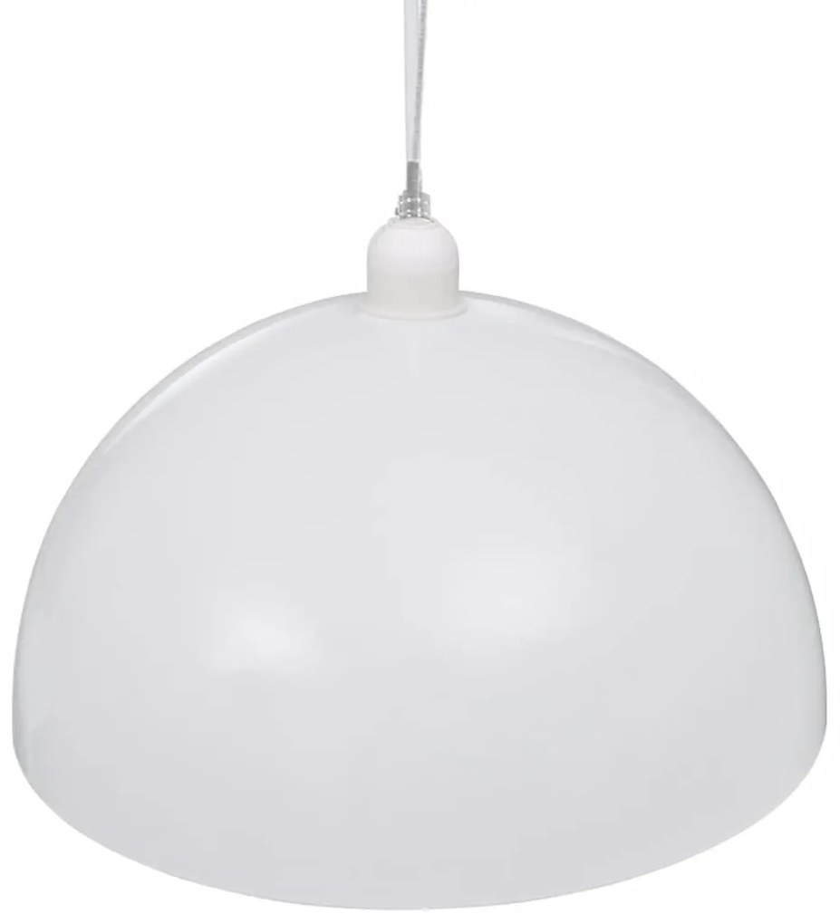 Candeeiros de teto 2 pcs altura ajustável semiesféricos branco