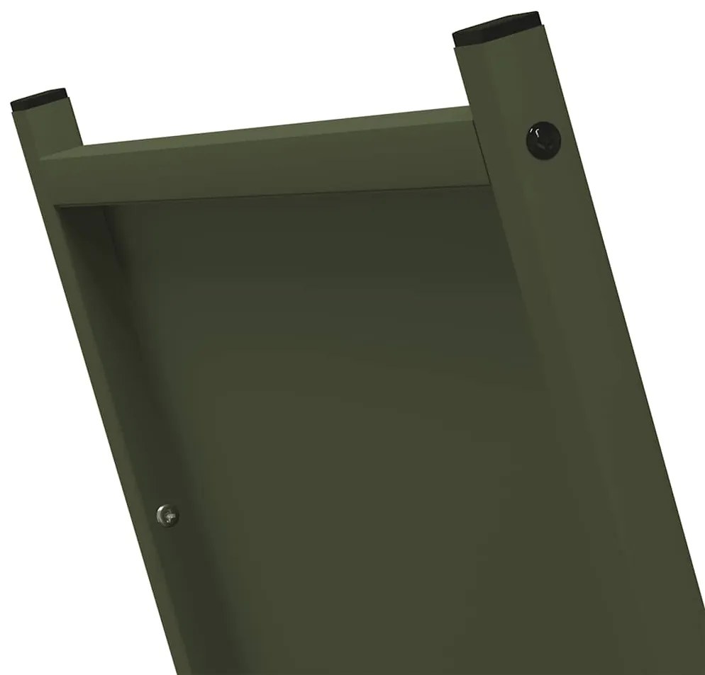 Suporte para lenha aço laminado a frio verde azeitona