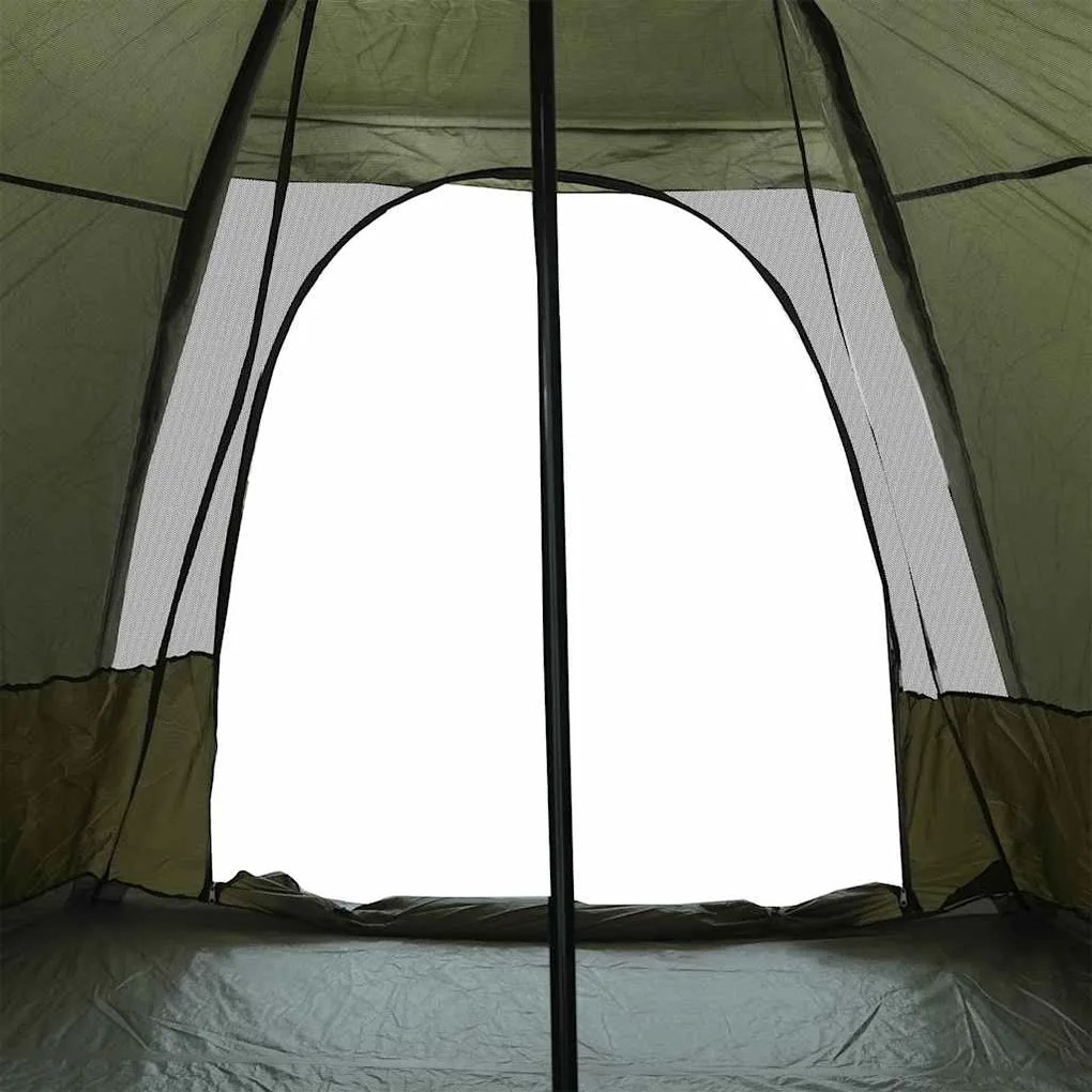 Tenda familiar tipi para 6 pessoas impermeável castanho