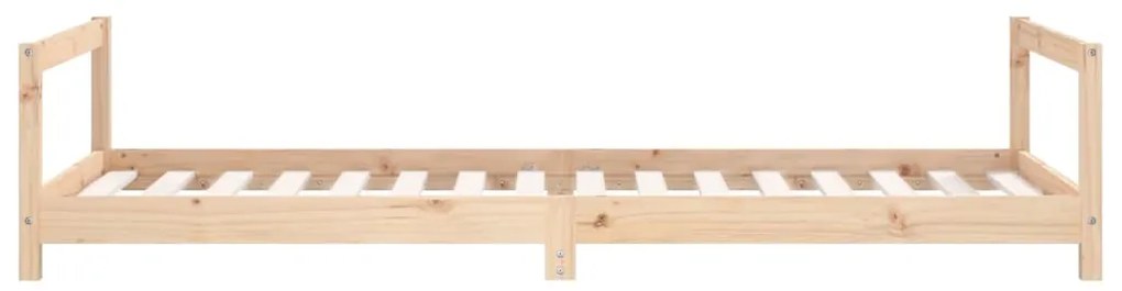 Estrutura de cama infantil 90x200 cm pinho maciço