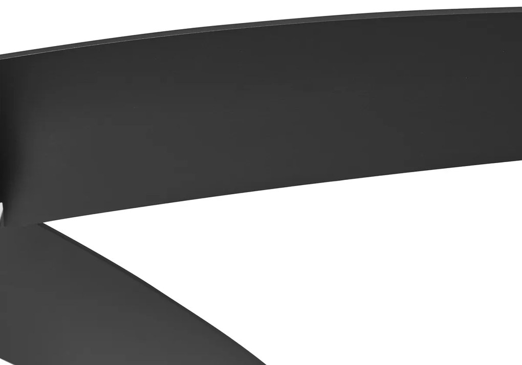 Ventilador de teto preto 132cm incl. LED com controle remoto - Cool Anello