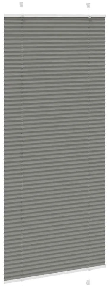 Antracite Plissada Cega 100x200 cm Largura Tecido 99,4 cm