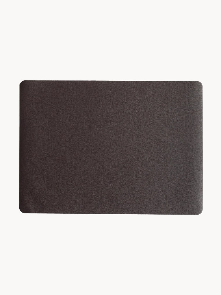 Individuais de mesa em couro sintético Pik, conjunto de 2