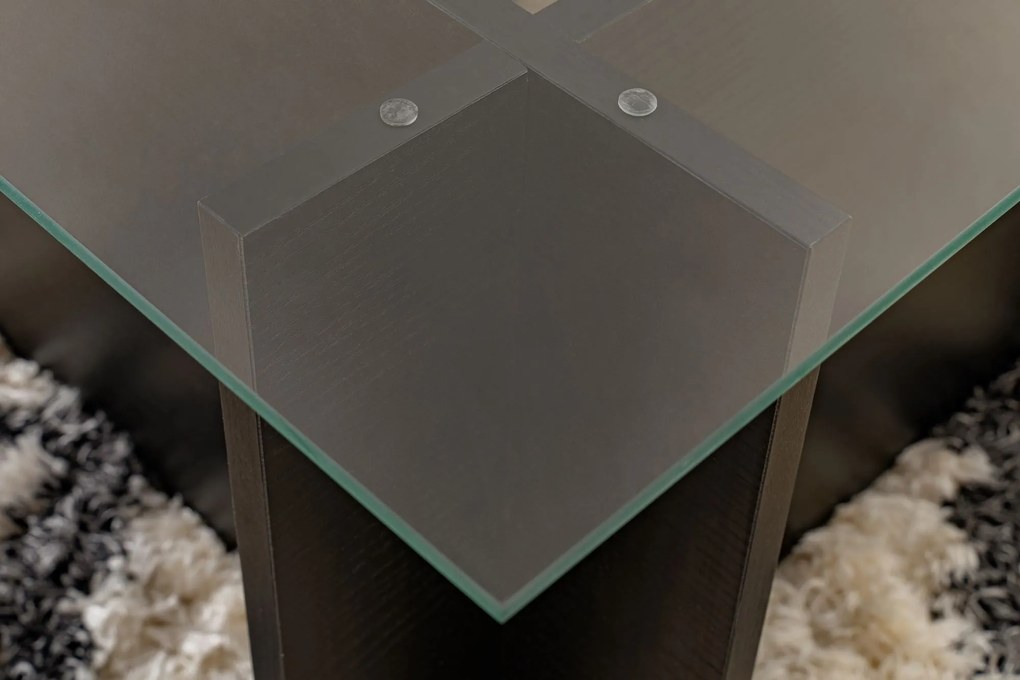 Mesa de Café Vetrino - Preto Madeira - 105x40x65cm