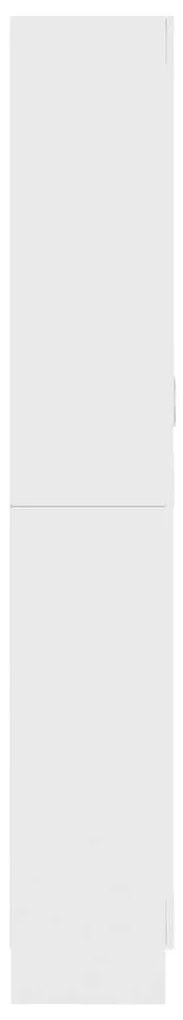 Armário vitrine 82,5x30,5x185,5cm derivados de madeira branco