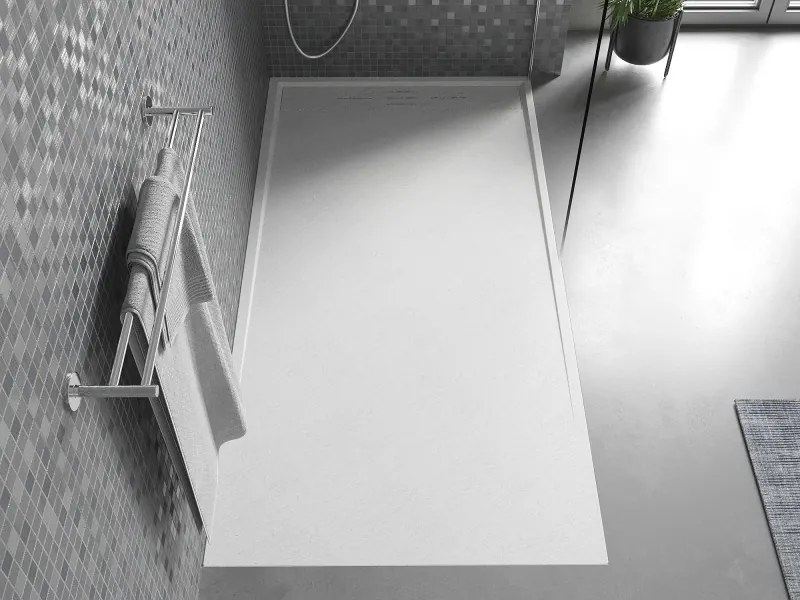 Mexen Amon base de duche retangular SMC 140 x 70 cm, branca - 4F107014