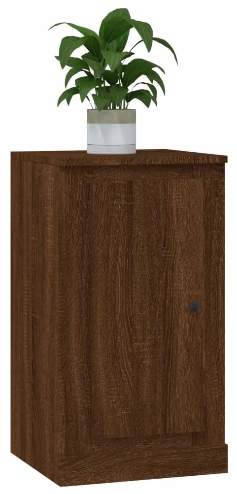 Aparadores 2 pcs 37,5x35,5x67,5 deriv.madeira carvalho castanho