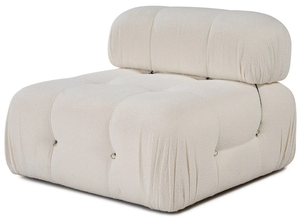 Sofá 1 Lugar Bubble – Branco – 95x95x75 cm