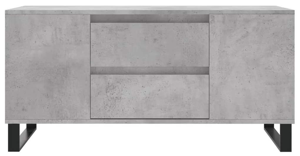 Mesa de centro derivados de madeira cinza cimento