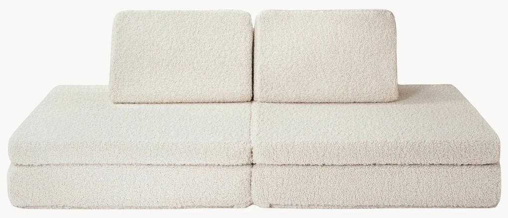 Sofá de brincar modular em teddy para crianças artesanal Funzy