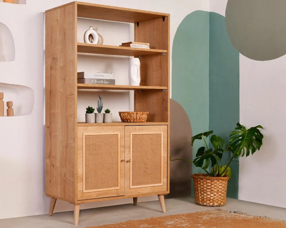 Estante Jüt – Carvalho – 40 cm x 90 cm x 110 cm